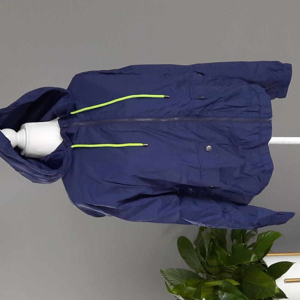 Pink Republic navy blue windbreaker